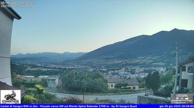 immagine della webcam nei dintorni di Miranda: webcam Castel di Sangro