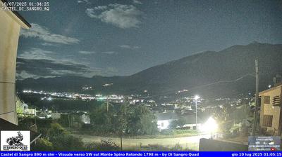 immagine della webcam nei dintorni di Monte Pratello: webcam Castel di Sangro