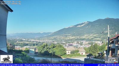 immagine della webcam nei dintorni di Roccaraso: webcam Castel di Sangro