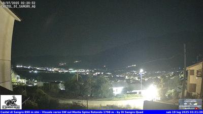 immagine della webcam nei dintorni di San Donato Val di Comino: webcam Castel di Sangro