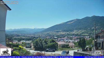immagine della webcam nei dintorni di Rivisondoli: webcam Castel di Sangro