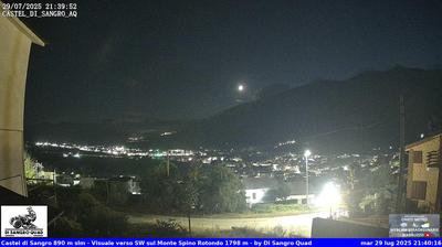 immagine della webcam nei dintorni di Civitaluparella: webcam Castel di Sangro