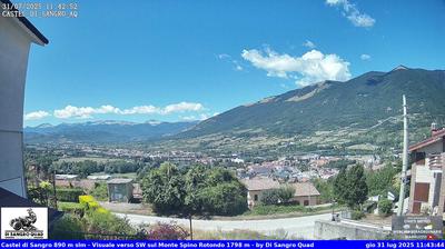 immagine della webcam nei dintorni di Miranda: webcam Castel di Sangro