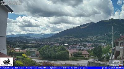 immagine della webcam nei dintorni di Capracotta: webcam Castel di Sangro