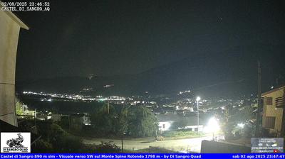 immagine della webcam nei dintorni di Monte Pratello: webcam Castel di Sangro