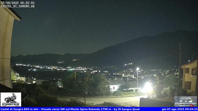 immagine della webcam nei dintorni di Civitella Alfedena: webcam Castel di Sangro