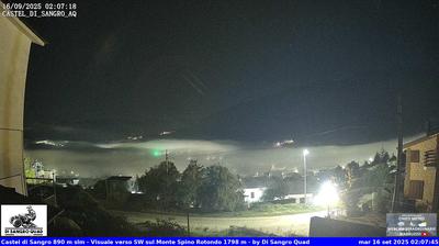 immagine della webcam nei dintorni di Rionero Sannitico: webcam Castel di Sangro