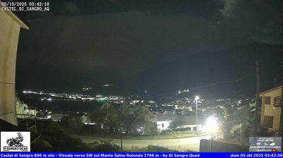 immagine della webcam nei dintorni di Roio del Sangro: webcam Castel di Sangro