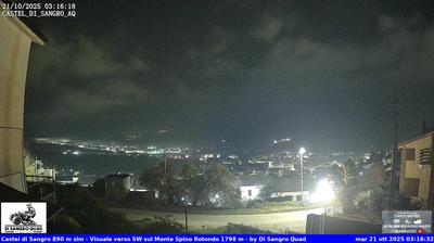 immagine della webcam nei dintorni di Rivisondoli: webcam Castel di Sangro