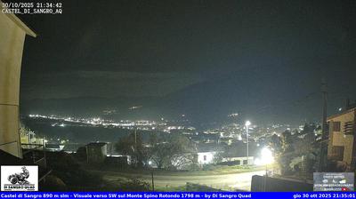 immagine della webcam nei dintorni di Bagnoli del Trigno: webcam Castel di Sangro