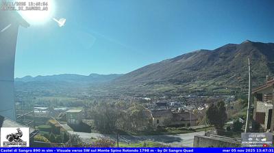 immagine della webcam nei dintorni di Monteroduni: webcam Castel di Sangro