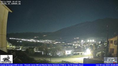 immagine della webcam nei dintorni di Civitella Alfedena: webcam Castel di Sangro