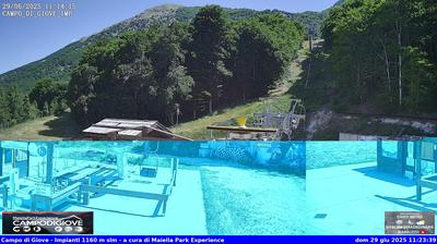 immagine della webcam nei dintorni di Caramanico Terme: webcam Campo di Giove