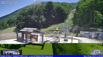 immagine della webcam nei dintorni di Pacentro: webcam Campo di Giove