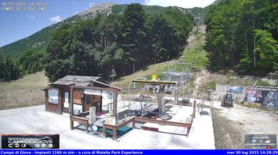 immagine della webcam nei dintorni di Villetta Barrea: webcam Campo di Giove