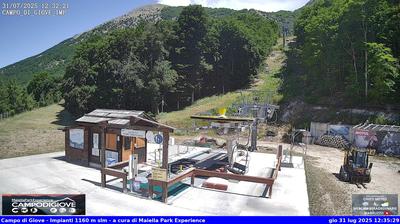 immagine della webcam nei dintorni di Bisegna: webcam Campo di Giove