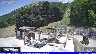 immagine della webcam nei dintorni di Capracotta: webcam Campo di Giove