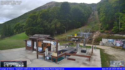 immagine della webcam nei dintorni di Sant'Eufemia a Maiella: webcam Campo di Giove