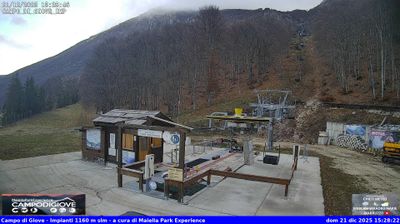 immagine della webcam nei dintorni di Salle: webcam Campo di Giove