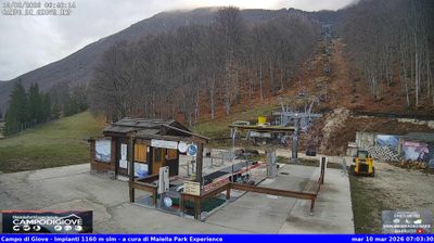 immagine della webcam nei dintorni di Rivisondoli: webcam Campo di Giove