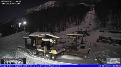 immagine della webcam nei dintorni di Salle: webcam Campo di Giove