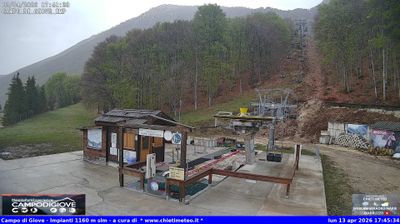 immagine della webcam nei dintorni di Roio del Sangro: webcam Campo di Giove