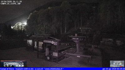 immagine della webcam nei dintorni di Sant'Eufemia a Maiella: webcam Campo di Giove