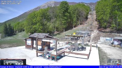 immagine della webcam nei dintorni di Pacentro: webcam Campo di Giove