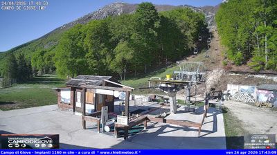 immagine della webcam nei dintorni di Civitella Messer Raimondo: webcam Campo di Giove