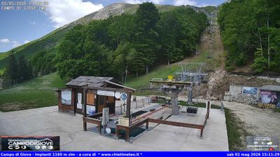 immagine della webcam nei dintorni di Pettorano sul Gizio: webcam Campo di Giove