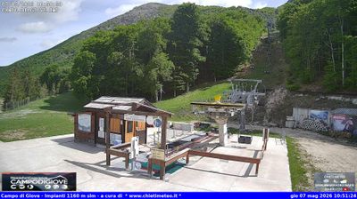 immagine della webcam nei dintorni di Pescocostanzo: webcam Campo di Giove
