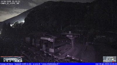 immagine della webcam nei dintorni di Castel di Sangro: webcam Campo di Giove