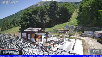 immagine della webcam nei dintorni di Pettorano sul Gizio: webcam Campo di Giove