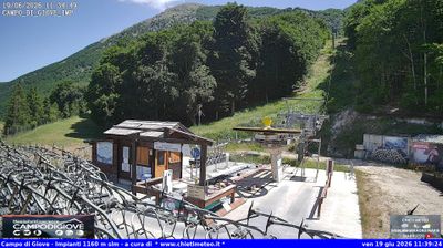 immagine della webcam nei dintorni di Castel di Sangro: webcam Campo di Giove