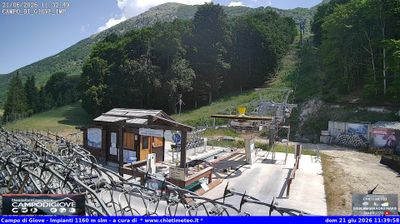 immagine della webcam nei dintorni di Ortona dei Marsi: webcam Campo di Giove
