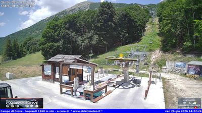 immagine della webcam nei dintorni di Sant'Eufemia a Maiella: webcam Campo di Giove