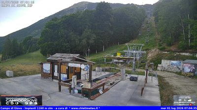 immagine della webcam nei dintorni di Caramanico Terme: webcam Campo di Giove