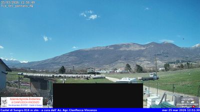 immagine della webcam nei dintorni di Monteroduni: webcam Castel di Sangro
