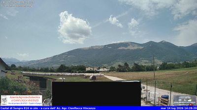 immagine della webcam nei dintorni di Roio del Sangro: webcam Castel di Sangro