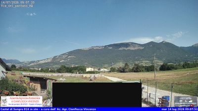 immagine della webcam nei dintorni di Scontrone: webcam Castel di Sangro