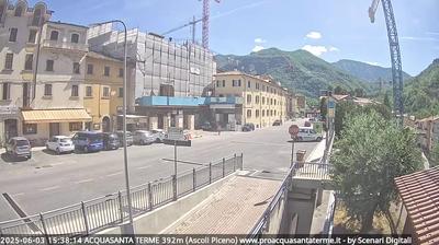 immagine della webcam nei dintorni di Norcia: webcam Acquasanta Terme