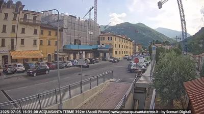 immagine della webcam nei dintorni di Ussita: webcam Acquasanta Terme