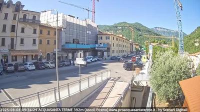 immagine della webcam nei dintorni di Castelluccio Norcia: webcam Acquasanta Terme