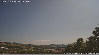 immagine della webcam nei dintorni di Monte Grimano Terme: webcam Poggio Berni