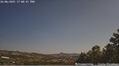 immagine della webcam nei dintorni di Santarcangelo di Romagna: webcam Poggio Berni