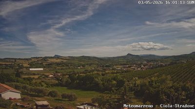 immagine della webcam nei dintorni di Fogliano Marina: webcam Poggio Berni
