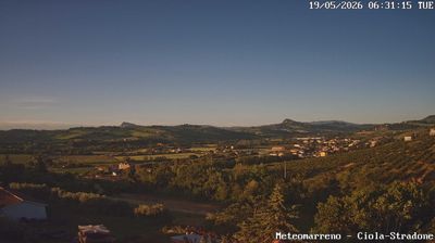 immagine della webcam nei dintorni di Santarcangelo di Romagna: webcam Poggio Berni