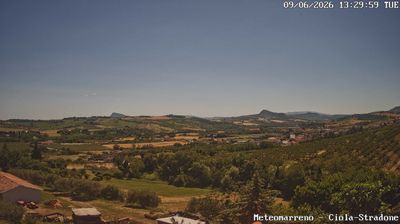immagine della webcam nei dintorni di Santarcangelo di Romagna: webcam Poggio Berni