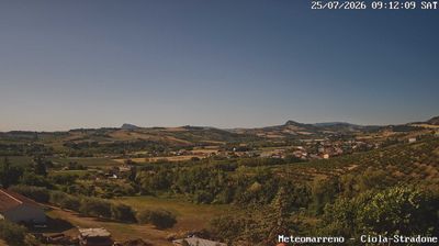 immagine della webcam nei dintorni di Santarcangelo di Romagna: webcam Poggio Berni