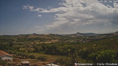 immagine della webcam nei dintorni di Santarcangelo di Romagna: webcam Poggio Berni